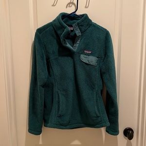 Patagonia Re-Tool Snap-T Pullover - Women’s, Tasmanian teal color, size M